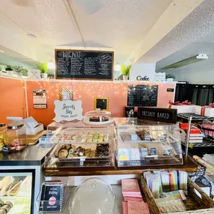 a variety of desserts