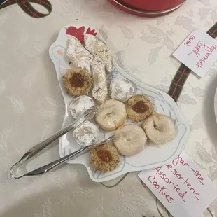 Assorted traditional cookies