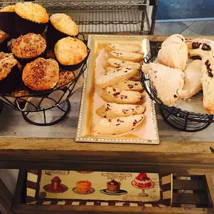 Scones &amp; muffins.