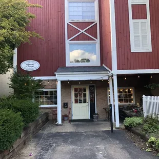 outside