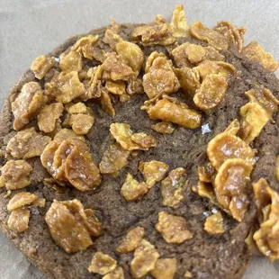 Espresso Cookie with Corn Flakes