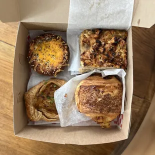 all savory box! the barbacoa croissant was the best thing ever