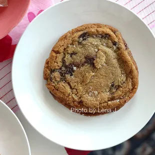 Tahini Chocolate Chip Cookie ($3.75) - delicious! It&apos;s quite sweet but balanced with nuttiness and salt