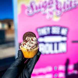 Oreo cupcake