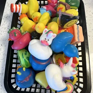 Basket of ducks  to choose from when you leave !