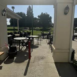 Outside seating if you want!