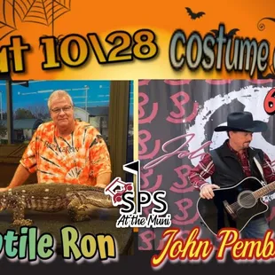 Save the date! Next Saturday we'll have live music 6-9pm , Reptile Ron 5-6pm and a costume contest! 
#spsmadera559