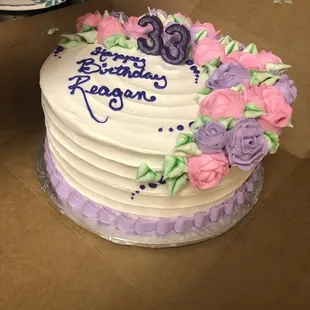 Birthday Cake! seriously the most beautiful, best tasting cake I've had in my 33 years!