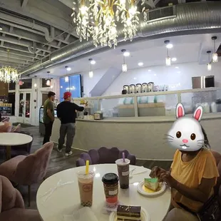 pov From the back corner table