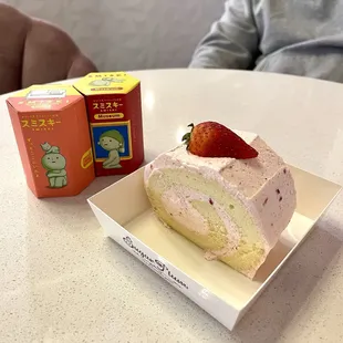 Strawberry Roll Cake, Smiskis from Matcha Time Gift Shop