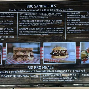 Menu-sandwiches/combos