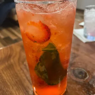 Strawberry mojito
