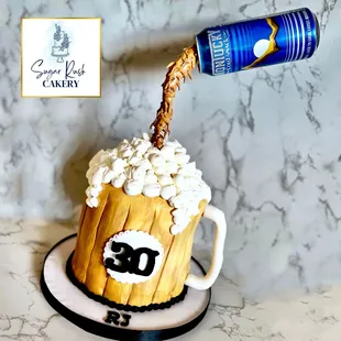 Montucky beer cake
