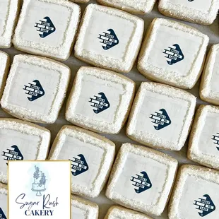 Corporate logo cookies