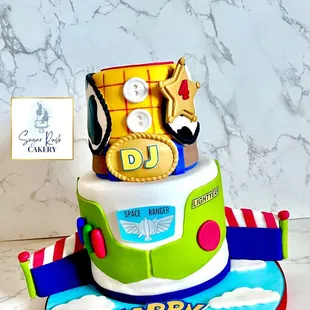 Toy Story themed cake