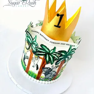 Wild One Birthday Cake, Where the Wild Things Are
