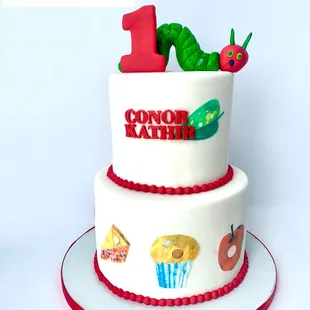 Hungry Caterpillar Cake