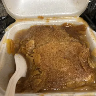 Peach cobbler