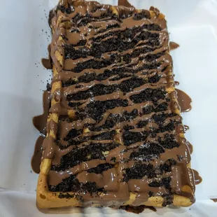 Milk Chocolate Oreo Waffle