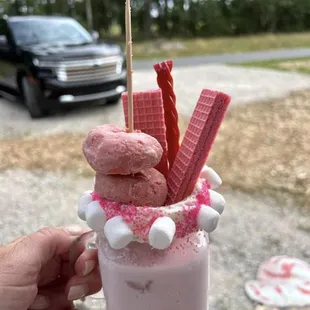 Sassy Strawberry Fancy Shake