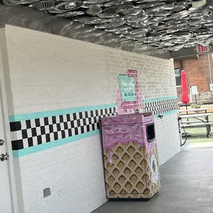 an ice cream machine