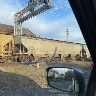 Train goes right by the drive thru!
