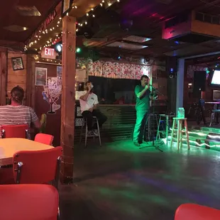 Karaoke night on Thursdays