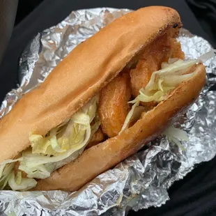 Shrimp Poboy | IG @Kurlykonnoisseur