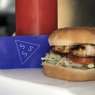 Grilled chicken sandwich