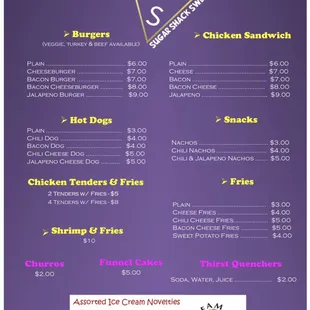 Our menu is budget and family friendly! Ask about our vegan options!