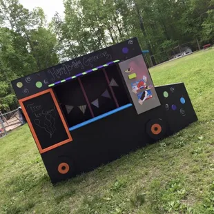 Rent your own little ice cream truck personalized for your little one!