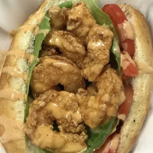 The Shrimp Po' Boy is always a popular selection!