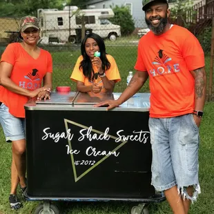 Rent the ice cream cart for your event!