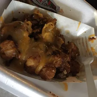 The chili cheese tots are TO DIE FOR.