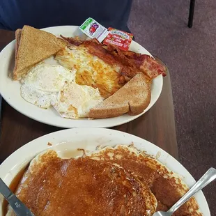 pancakes, food