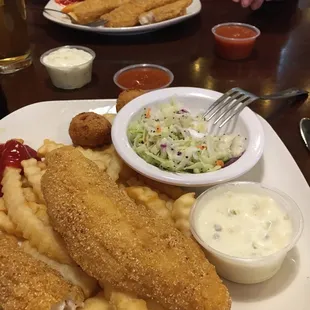 Awesome fish nights. Everything was hot and fresh and very tasty. Will be back.