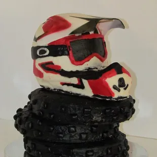 moto cross birthday cake