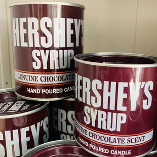 Hershey Syrup Candle