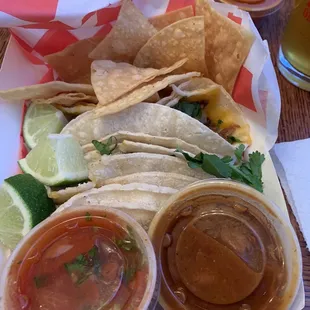 Smoked brisket tacos
