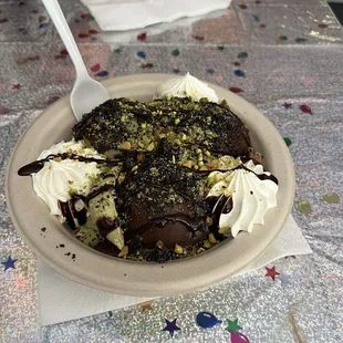 My delicious pistachio sundae