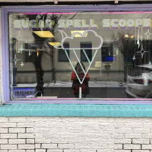 Window at the entrance