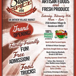 a flyer for the event