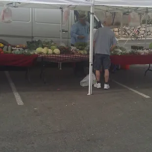 Fruit and veggie vendor