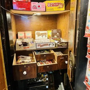 the inside of a store