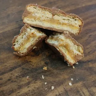 Dipped milk chocolate peanut butter Ritz