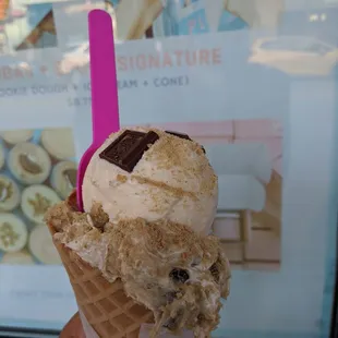 S&apos;mores ice cream and cookie dough