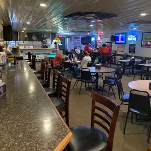 the interior of a restaurant