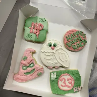 Cookie decorating class: my final cookies