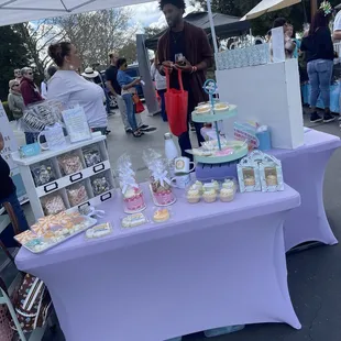 Their popup shop at the Women's History Month Yelp Elite Event at Valensin Vineyard &amp; Winery