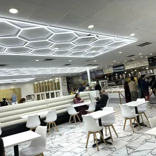 the interior of a restaurant